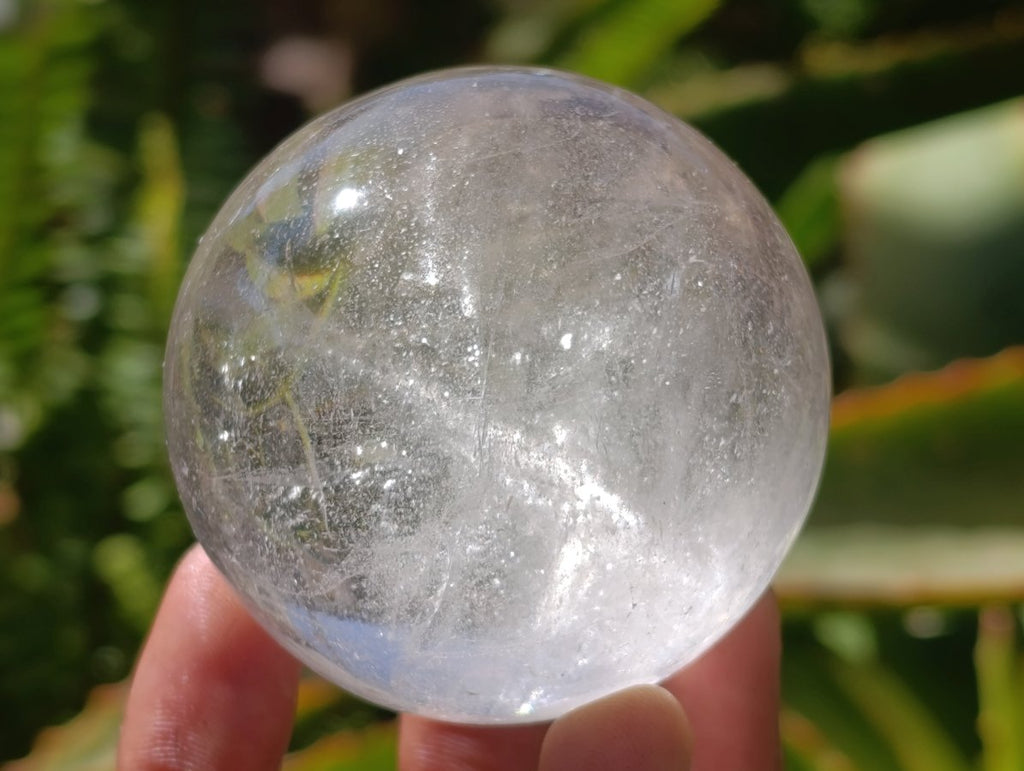 Polished Clear Quartz Crystal Balls x 6 From Madagascar