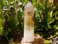 Polished Smokey Phantom Golden Citrine Crystal x 1 From Madagascar