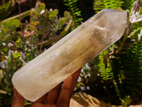 Polished Smokey Phantom Golden Citrine Crystal x 1 From Madagascar