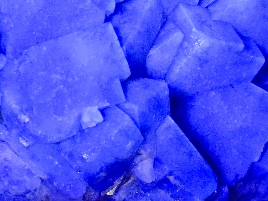 Natural Cubic Green Fluorite Cluster Specimens x 3 From Mandrosonoro, Madagascar