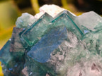 Natural Cubic Green Fluorite Cluster Specimens x 3 From Mandrosonoro, Madagascar