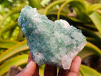 Natural Cubic Green Fluorite Cluster Specimens x 3 From Mandrosonoro, Madagascar
