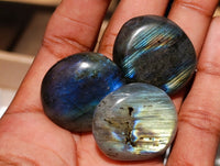Polished Rounded Labradorite Free Forms x 70 From Madagascar