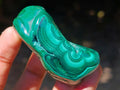 Polished Flower Banded Malachite Free Forms x 12 From Congo