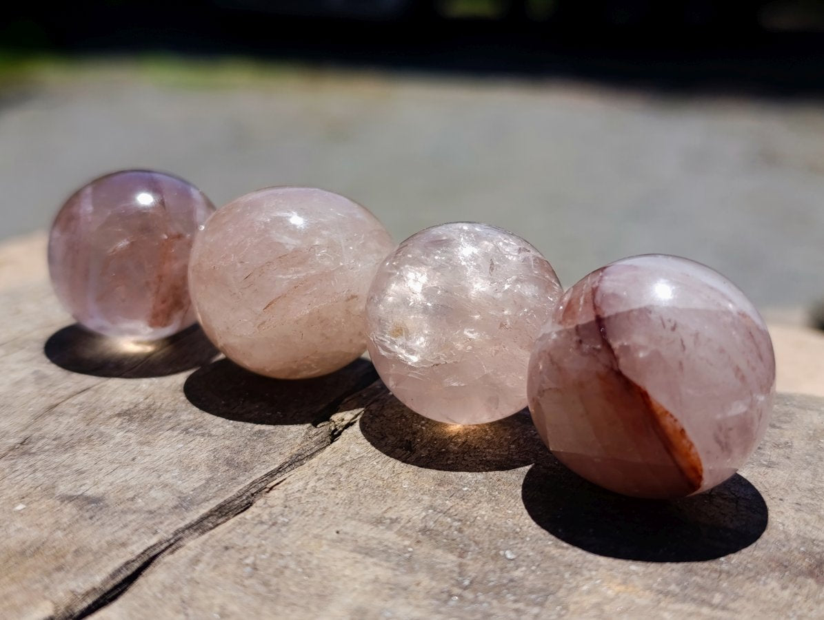 Polished Mini Red Hematoid Quartz Free Forms x 35 From Ambatondrazaka, Madagascar