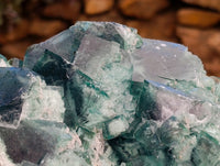 Natural XL Cubic Green Fluorite Cluster Specimen x 1 From Mandrosonoro, Madagascar