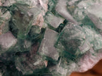 Natural XL Cubic Green Fluorite Cluster Specimen x 1 From Mandrosonoro, Madagascar