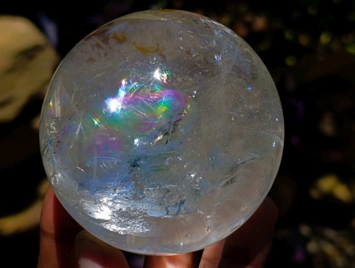 Polished Clear Quartz Crystal Balls x 6 From Madagascar