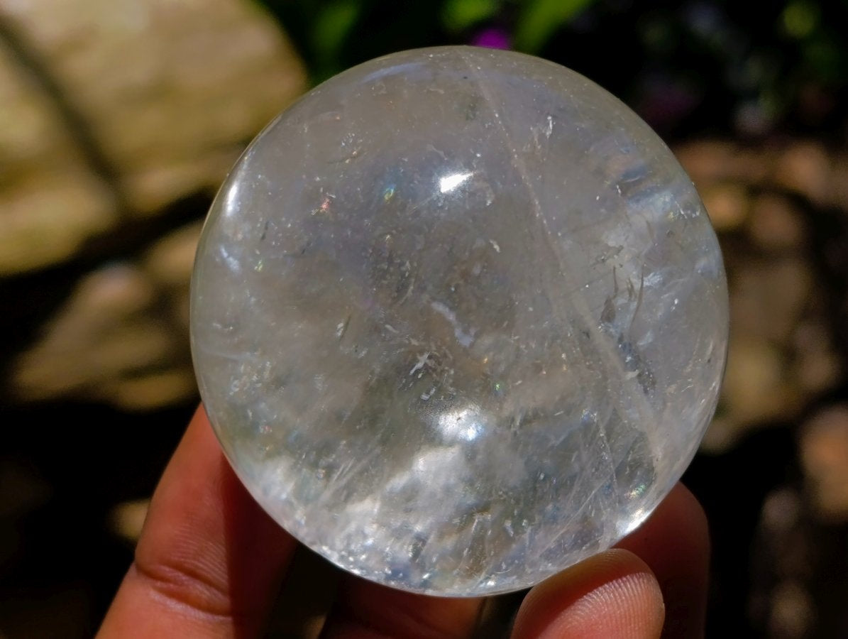 Polished Clear Quartz Crystal Balls x 6 From Madagascar
