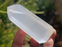 Polished Girasol Pearl Quartz Crystals x 12 From Ambatondrazaka, Madagascar