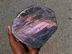 Polished Labradorite Standing Free Form x 1 From Madagascar