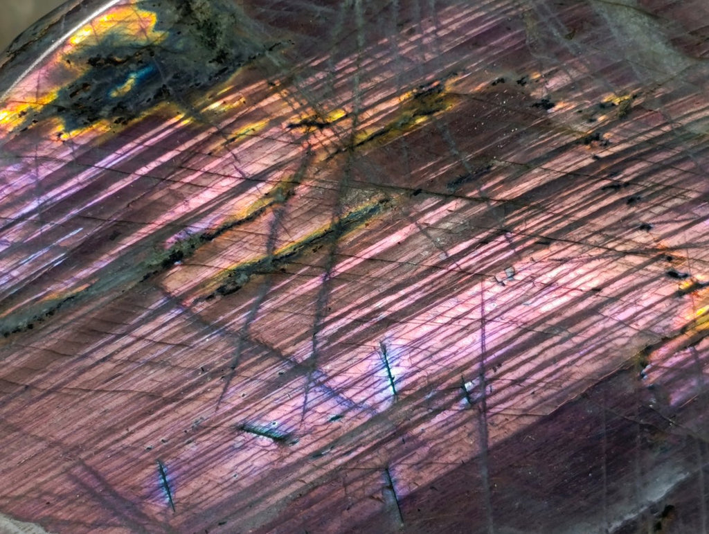 Polished Labradorite Standing Free Form x 1 From Madagascar