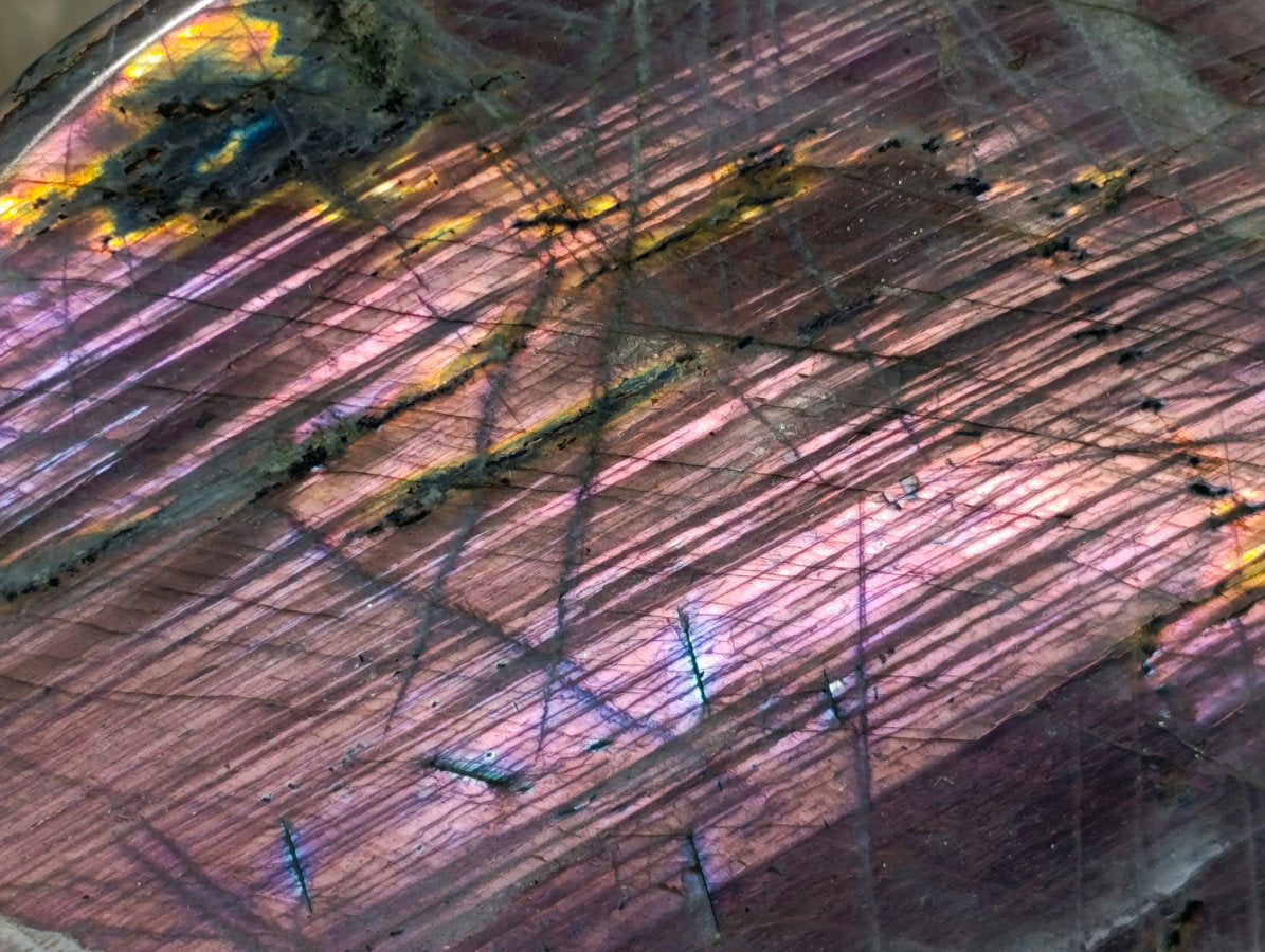 Polished Labradorite Standing Free Form x 1 From Madagascar