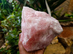 Natural Cobbed Rose Quartz Specimens x 3 From Northern Cape, South Africa