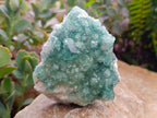 Natural Cubic Green Fluorite Cluster Specimens x 2 From Mandrosonoro, Madagascar
