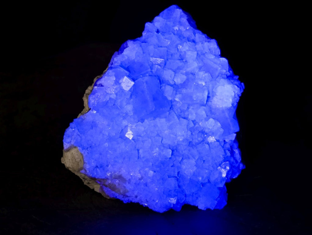 Natural Cubic Green Fluorite Cluster Specimens x 2 From Mandrosonoro, Madagascar