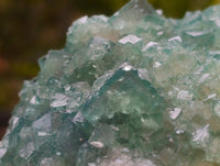 Natural Cubic Green Fluorite Cluster Specimens x 2 From Mandrosonoro, Madagascar