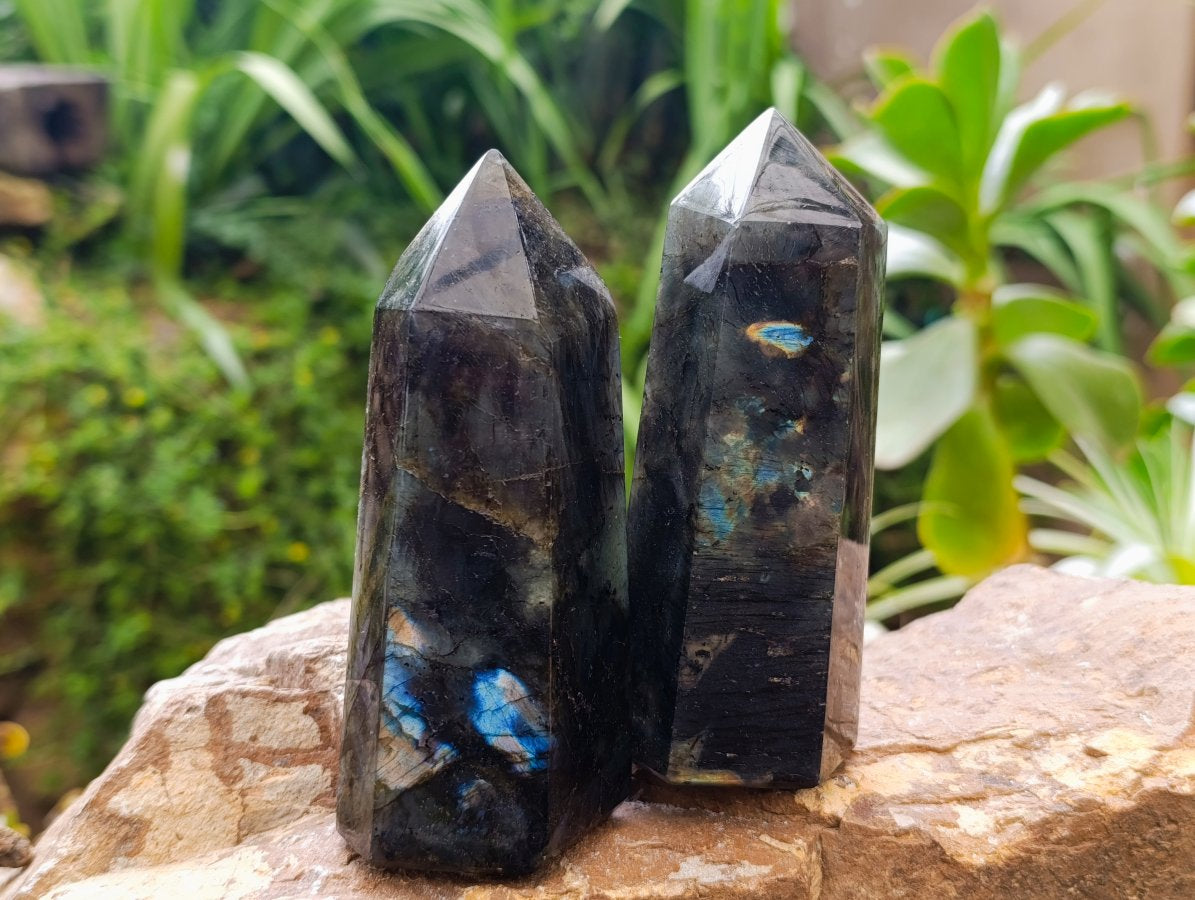 Polished Labradorite Display Crystals x 6 From Madagascar