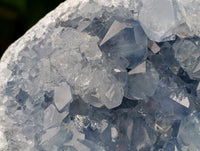 Natural Blue Celestite Geode Specimens x 2 From Sakoany, Madagascar