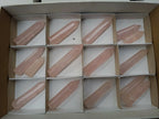Polished Gemmy Rose Quartz Crystals x 15 From Madagascar