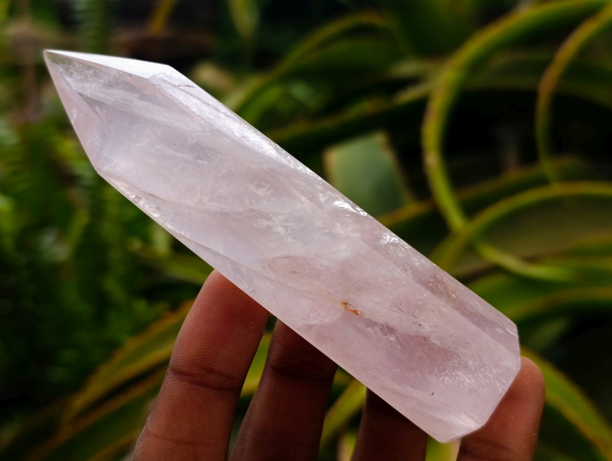 Polished Gemmy Rose Quartz Crystals x 15 From Madagascar