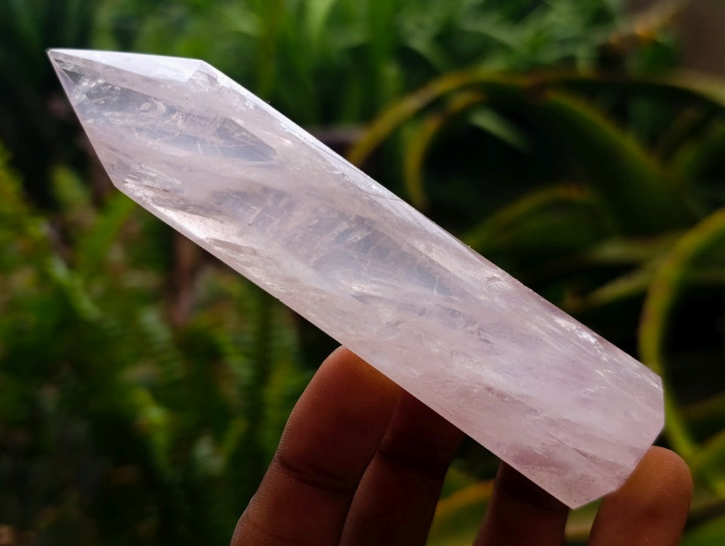 Polished Gemmy Rose Quartz Crystals x 15 From Madagascar