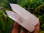 Polished Gemmy Rose Quartz Crystals x 15 From Madagascar