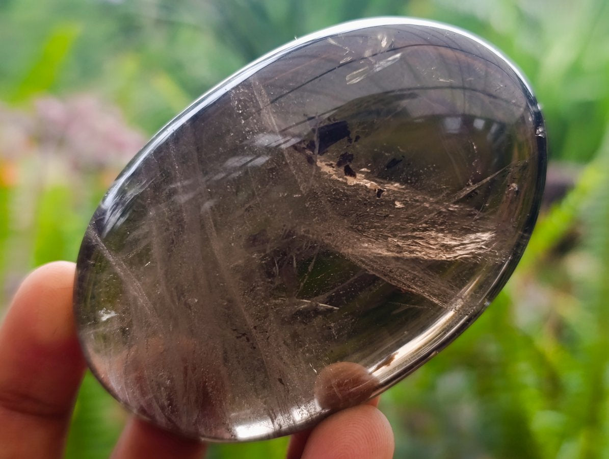 Polished Mixed Multi Mineral Palm Stones x 12 From Madagascar