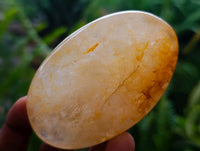 Polished Mixed Multi Mineral Palm Stones x 12 From Madagascar