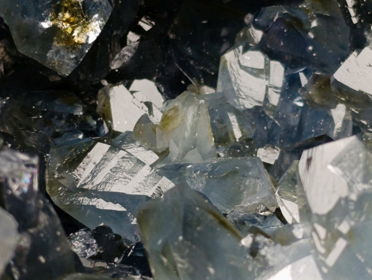 Natural Blue Celestite Geode Specimens x 1 From Sakoany, Madagascar