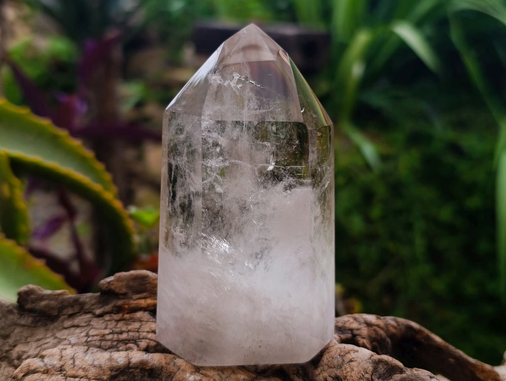 Polished Clear and Smokey Quartz Crystals x 3 From Akansobe, Madagascar