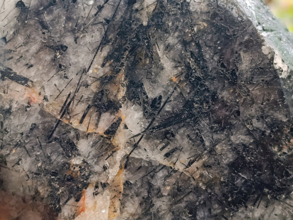 Polished Tourmalinated Inclusion Quartz Crystal x 1 From Madagascar