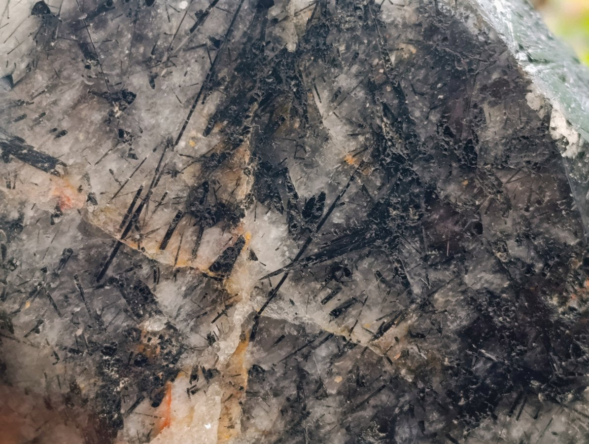 Polished Tourmalinated Inclusion Quartz Crystal x 1 From Madagascar