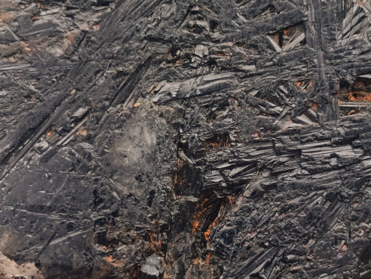 Polished Tourmalinated Inclusion Quartz Crystal x 1 From Madagascar