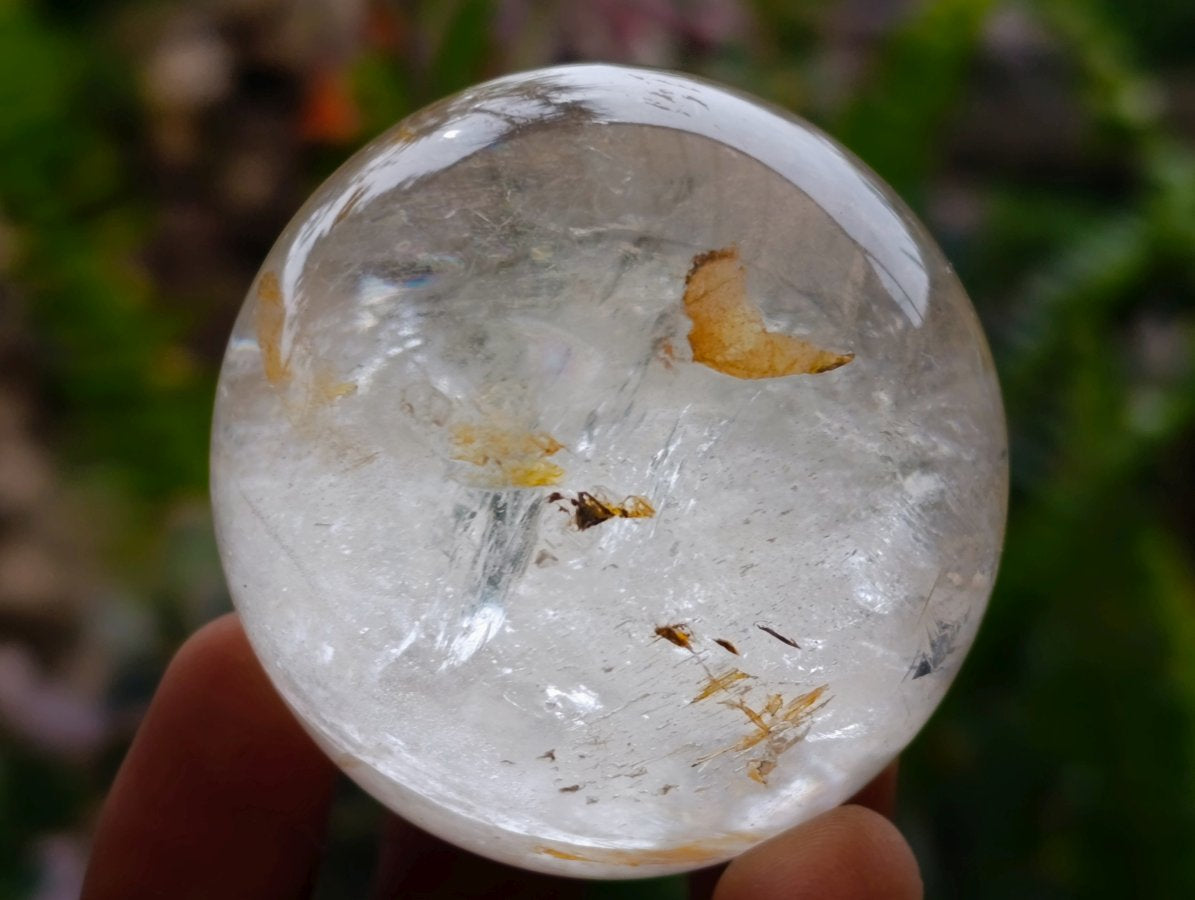 Polished Clear Quartz Crystal Balls x 6 From Madagascar