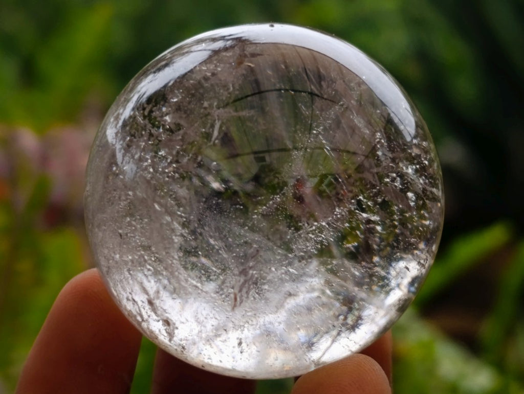 Polished Clear Quartz Crystal Balls x 6 From Madagascar