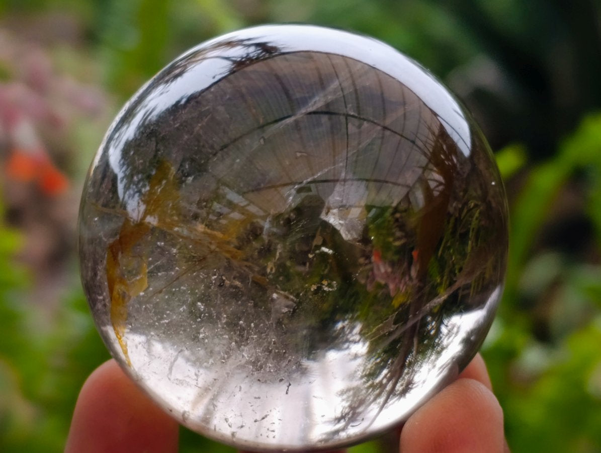 Polished Clear Quartz Crystal Balls x 6 From Madagascar