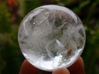 Polished Clear Quartz Crystal Balls x 6 From Madagascar