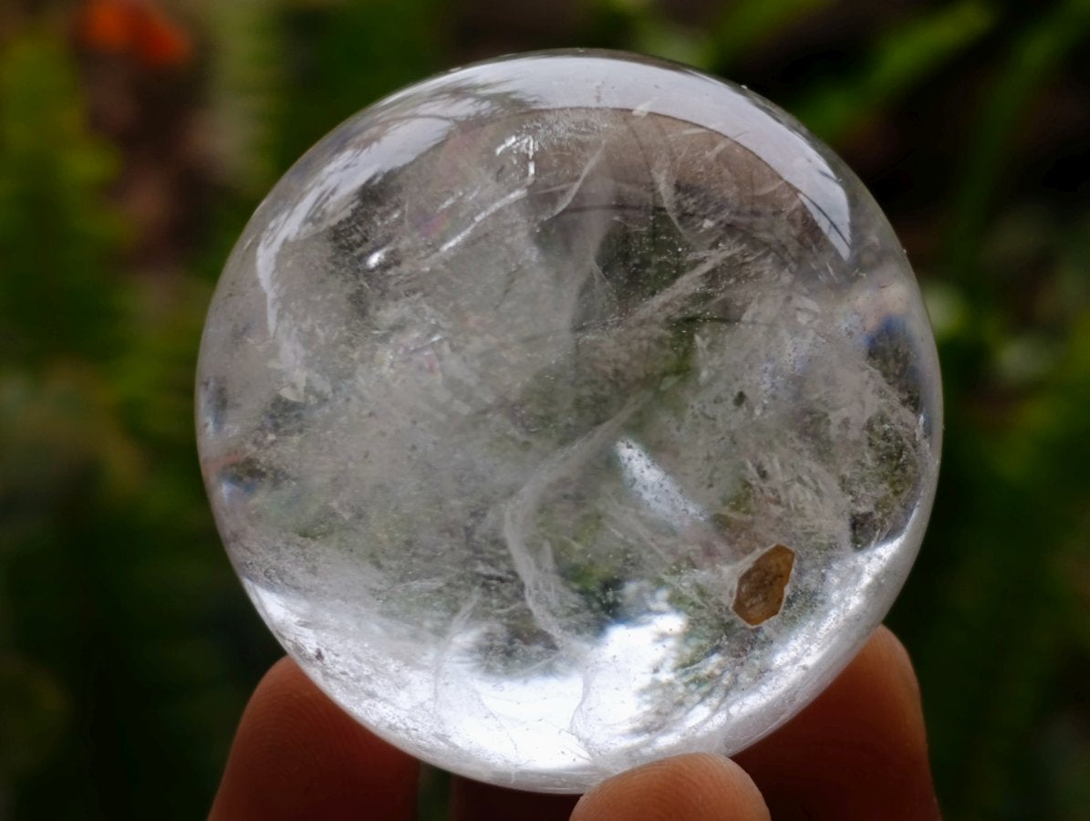 Polished Clear Quartz Crystal Balls x 6 From Madagascar