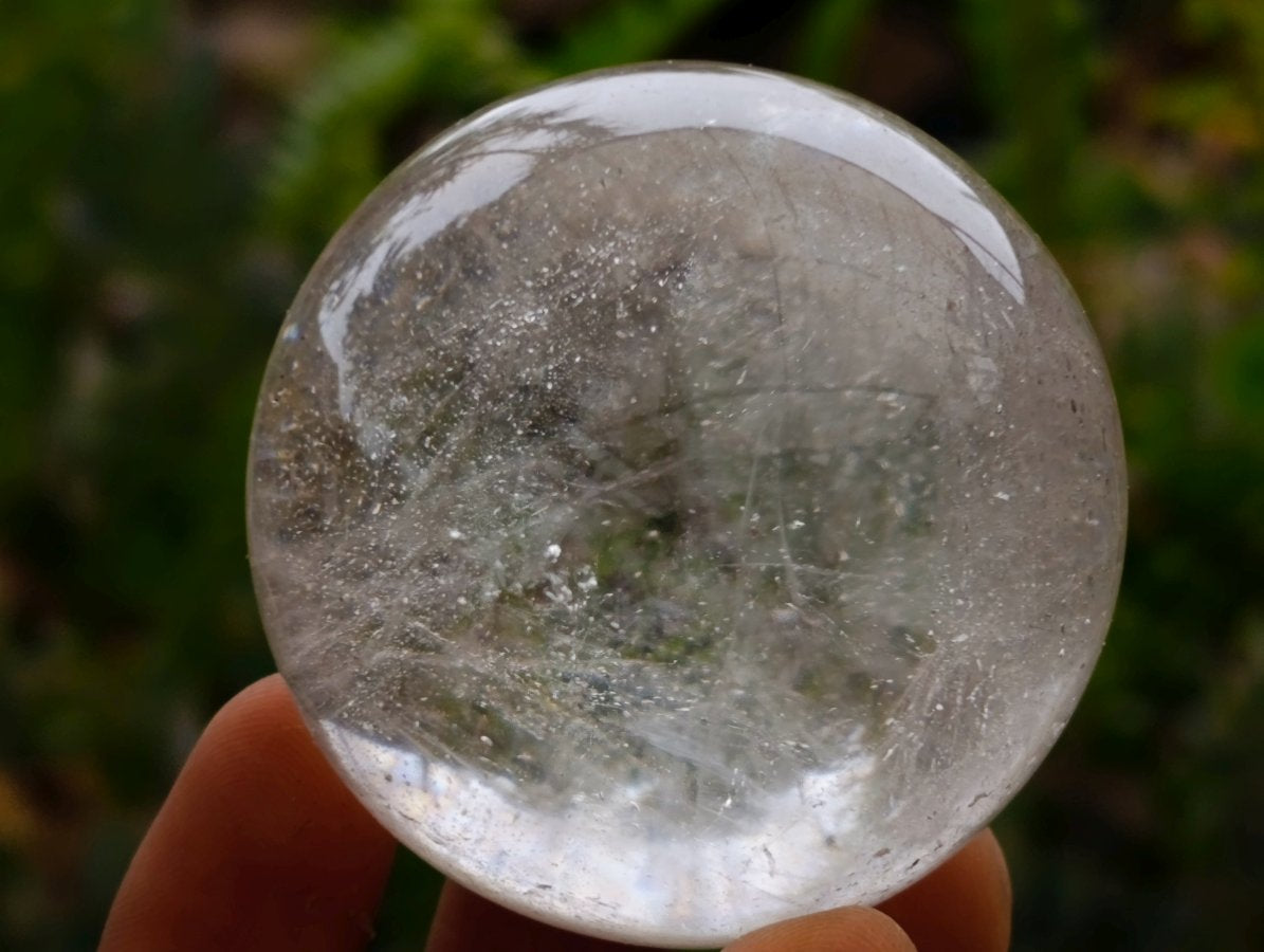 Polished Clear Quartz Crystal Balls x 6 From Madagascar