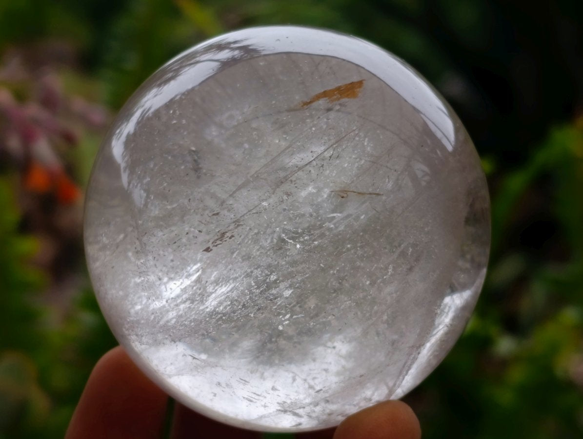 Polished Clear Quartz Crystal Balls x 6 From Madagascar