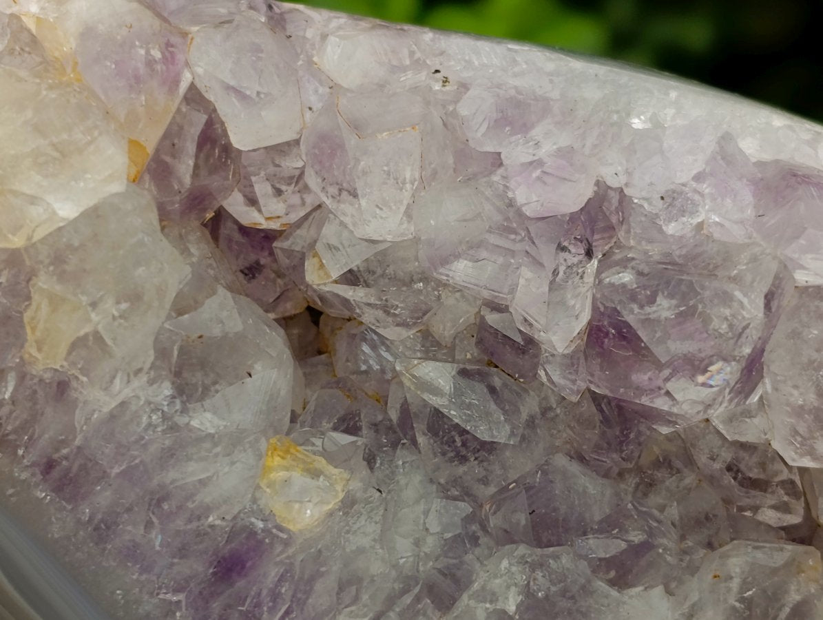 Polished Agate Amethyst Geodes x 2 From Maintirano, Madagascar