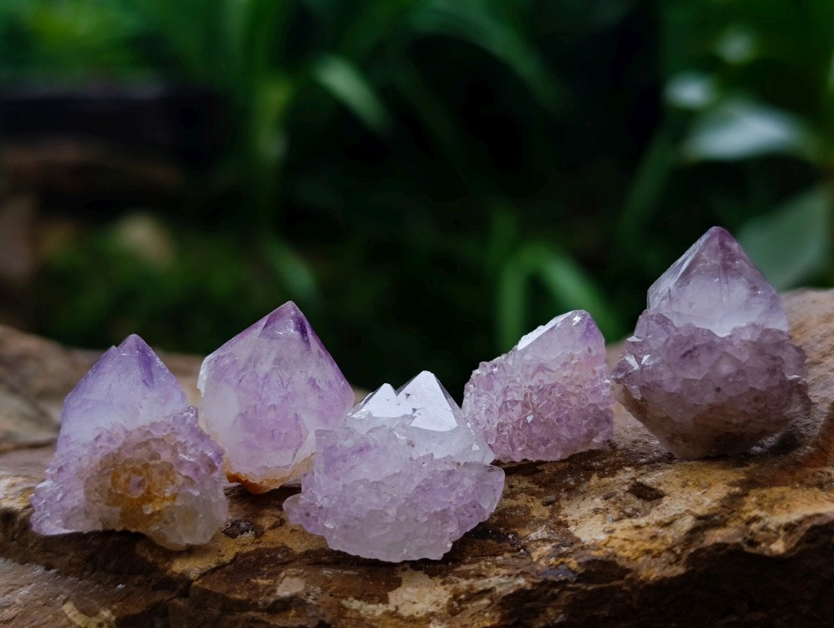 Natural Amethyst Spirit Crystals and Clusters x 105 From Boekenhouthoek, South Africa