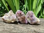 Natural Rare Asylum Quartz Clusters x 12 From Luena, Congo