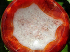 Polished Carnelian Agate Gemstone Bowls x 6 From Madagascar