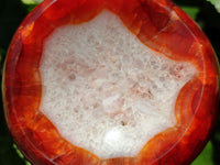 Polished Carnelian Agate Gemstone Bowls x 6 From Madagascar