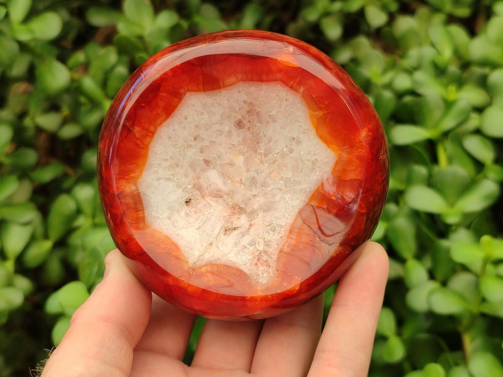 Polished Carnelian Agate Gemstone Bowls x 6 From Madagascar
