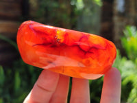 Polished Carnelian Agate Gemstone Bowls x 6 From Madagascar