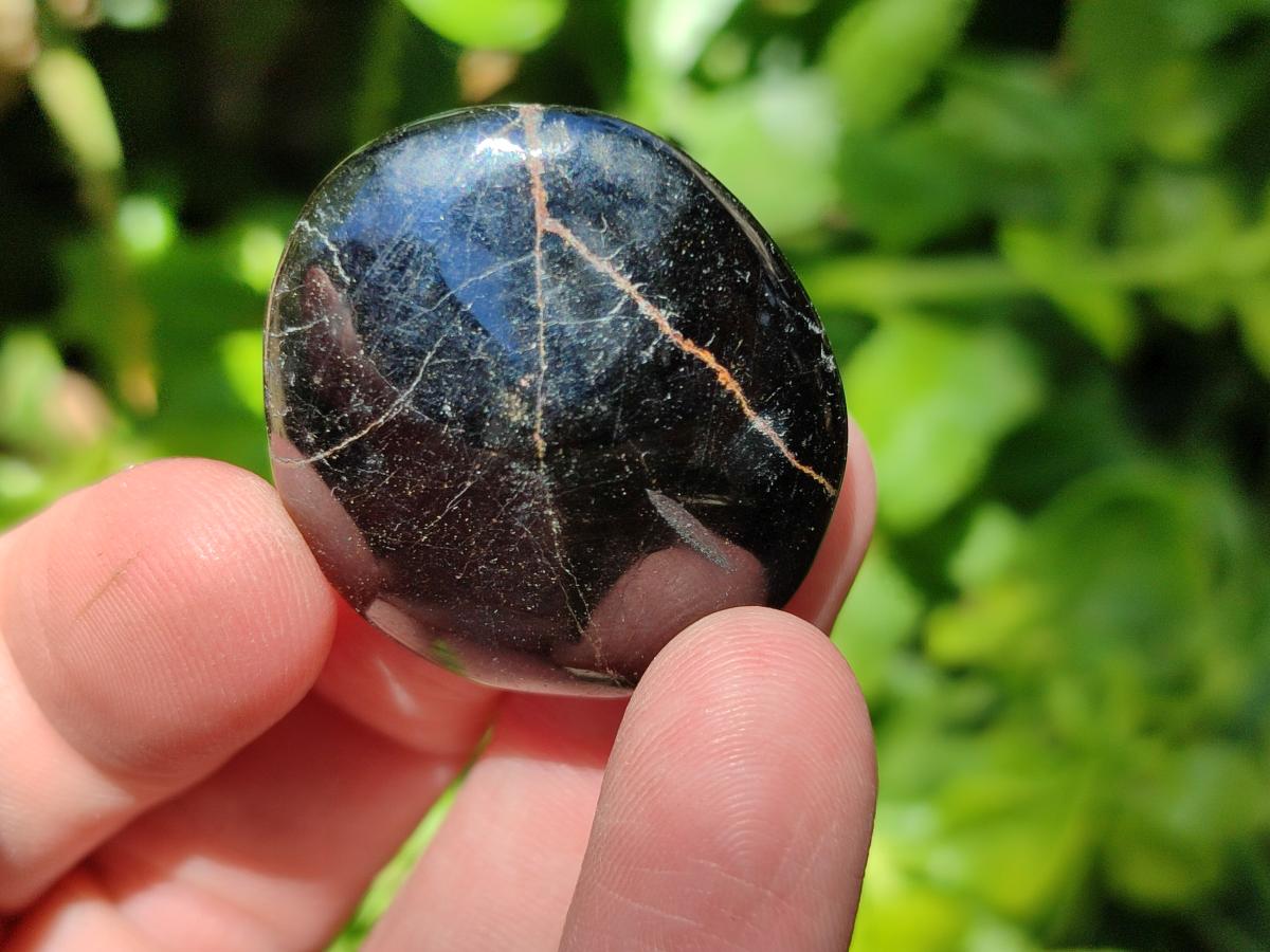 Polished Mini Black Tourmaline Free Forms x 35 From Madagascar