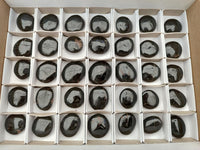 Polished Mini Black Tourmaline Free Forms x 35 From Madagascar